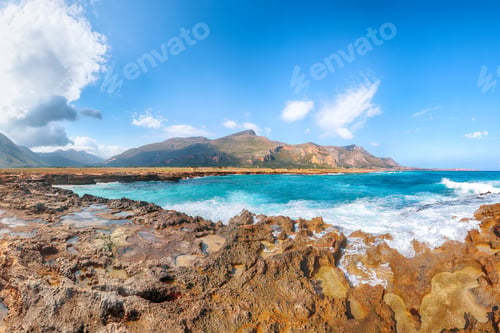 Preview: Outstanding seascape of Isolidda Beach near San Vito cape.