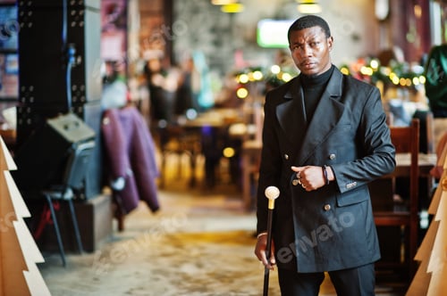 Preview: Stylish african american gentleman