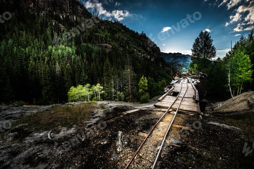 Preview: Remnant of the Old Mine Ouray District Mt Monarch Colorado USA M