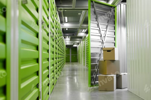 Preview: Boxes in Self Storage Unit
