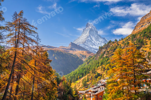 Preview: Zermatt, Switzerland Autumn Afternoon with the Matterhorn