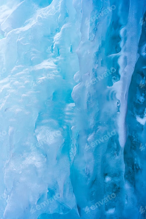 Preview: Textured glacial ice cave natural frozen formation