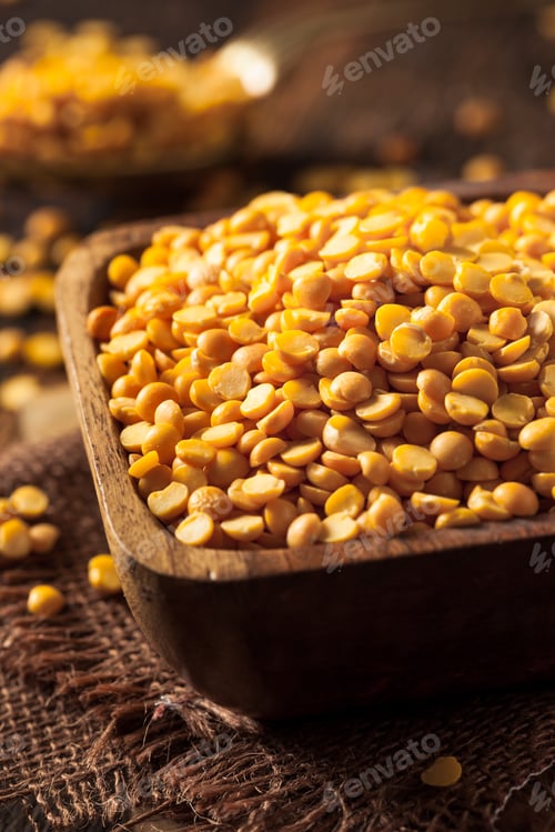 Preview: Raw Organic Yellow Split Peas