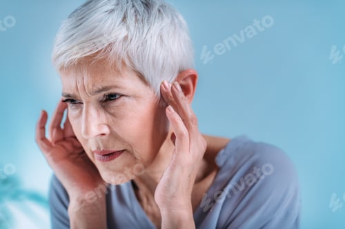 Preview: Senior Woman Suffering From Tinnitus