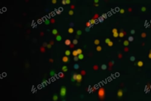 Preview: Nature Pattern- Light Bokeh Background. Celebratory Mood Magic Effect. Decorations Holiday- Design