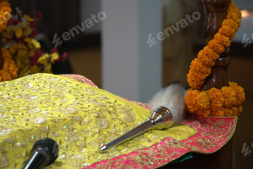 Preview: Chaur sahib for Guru Granth sahib.