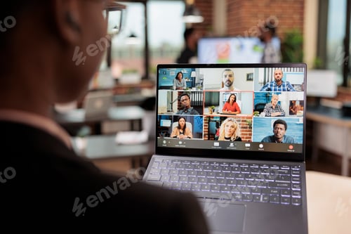 Preview: Office employee attending business meeting