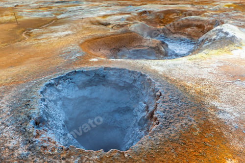 Preview: Hot Mud Pots in the Geothermal Area Hverir, Iceland