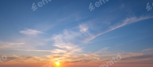 Preview: Sunset sky background