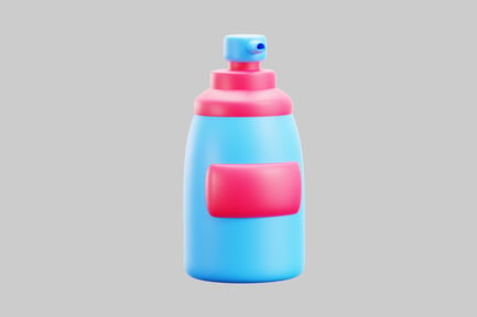 Preview: Cartoon sanitizer bottle