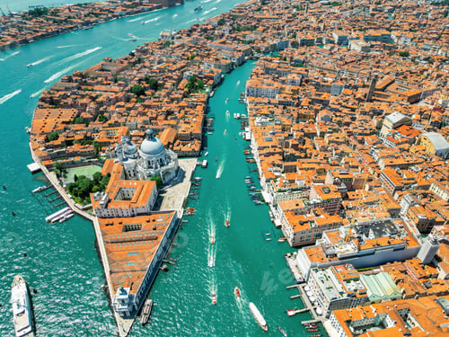 Preview: Aerial drone view of Venice, Italy