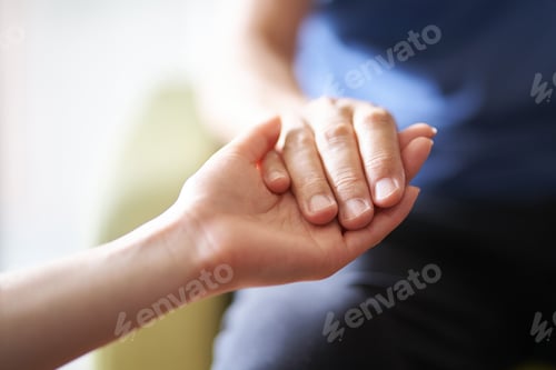 Preview: Hands of caregivers and the elderly