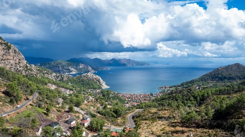 Preview: Aerial View of Turunc Bay in Marmaris, Turkey