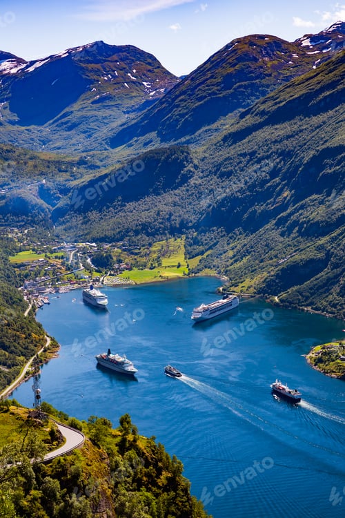 Preview: Geiranger fjord, Norway.