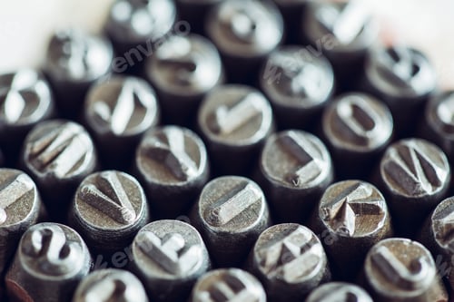 Preview: Printing press letters