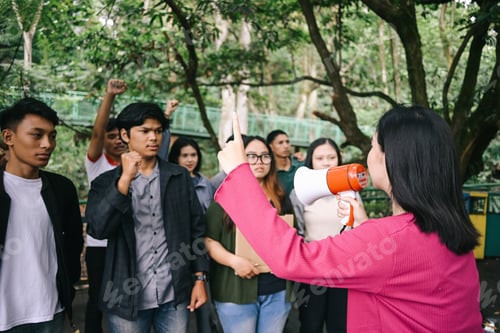 Preview: Woman Lead The Demonstration