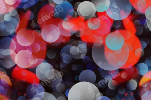Preview: Nature Pattern- Light Bokeh Background. Celebratory Mood Magic Effect. Decorations Holiday- Design