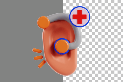 Preview: Ear Checkup 3D Icon
