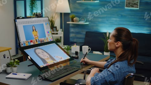Preview: Disabled editor holding stylus while doing retouch work