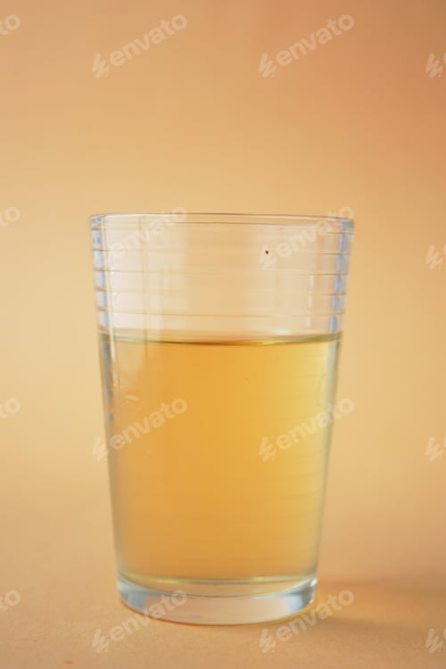 Preview: dirty glass of water on table