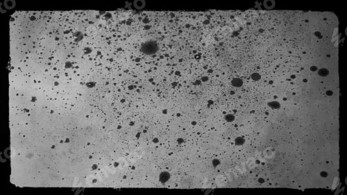 Preview: Scratches on old damaged film frame. 16mm, 35mm texture.