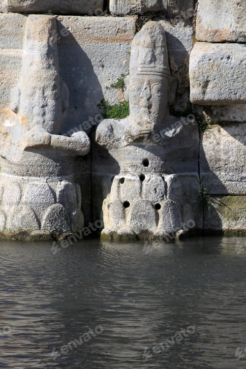 Preview: Hittite monument. Eflatun Pinar. Turkey.