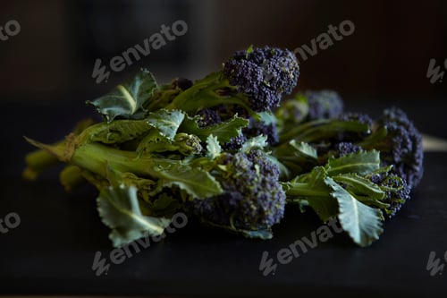 Preview: Close up of greens on table