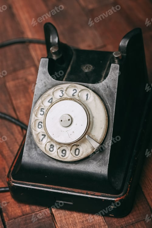 Preview: retro telephone communication classic style technology vintage
