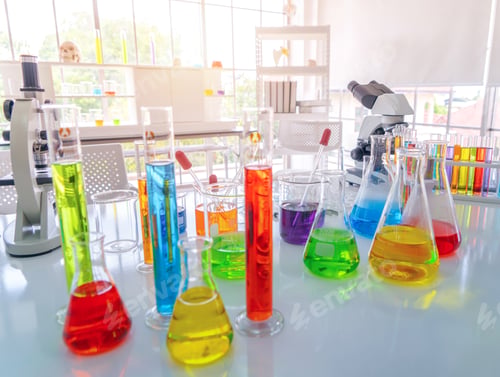 Preview: Scientist working on test tube to analysis and vaccine of virus in lab in medical, chemistry