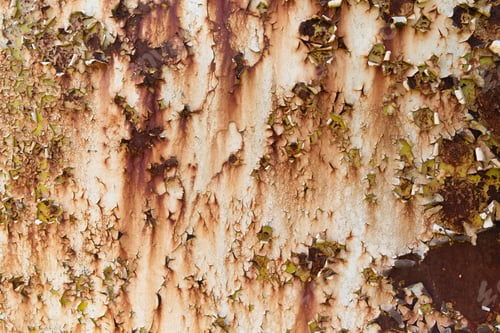 Preview: Peeling paint on a rusty background