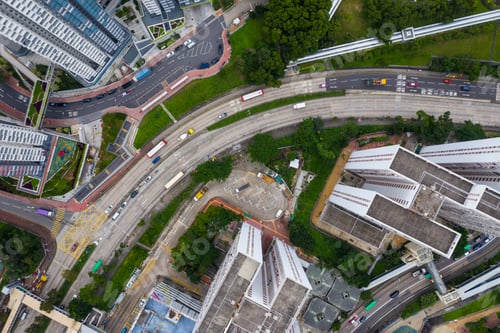 Preview: Choi Hung, Hong Kong 03 September 2019: Aerial view of Hong Kong city