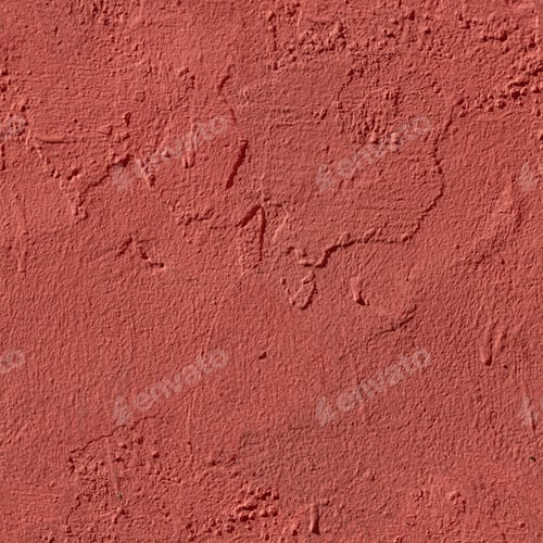 Preview: Concrete wall painted red