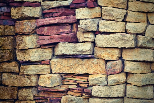 Preview: The Abstract Textured Background Of An Old Stone Brick Wall
