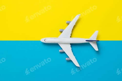 Preview: Miniature airplane travel theme