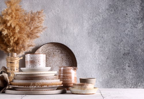 Preview: organic ceramic dishes, plates, cups
