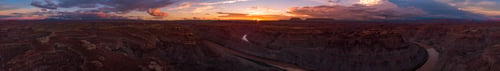 Preview: Beautiful Sunset over the Colorado River Utah East and West Loop