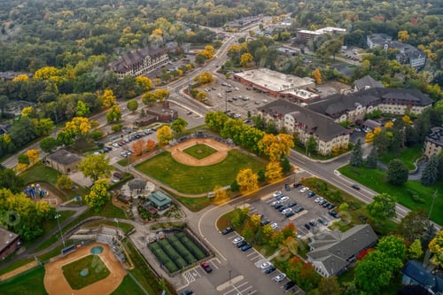 Preview: Aerial View of the Twin Cities Suburb of Minnetonka, Minnesota