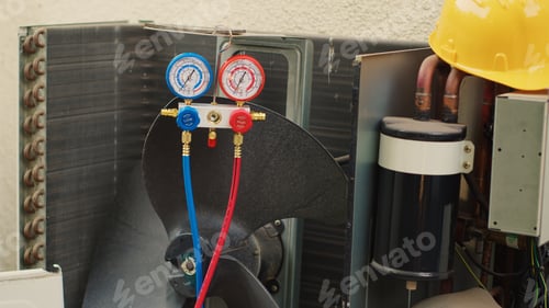 Preview: Close up of manifold indicators