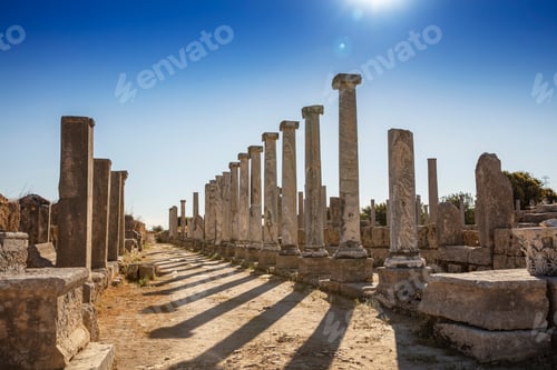 Preview: Nymphaeum of Perge. Ruins of ancient Pamphylian city located in Antalya Province, Turkey.