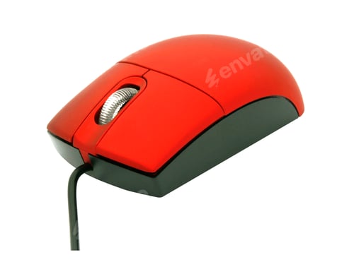 Preview: mouse computer isolated on white background