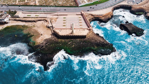Preview: Aerial drone view of Rabat, Morocco