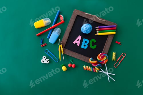 Preview: Colorful Back to School background