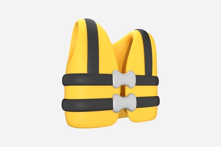Preview: Safety Vest Chunky 3D Illustration