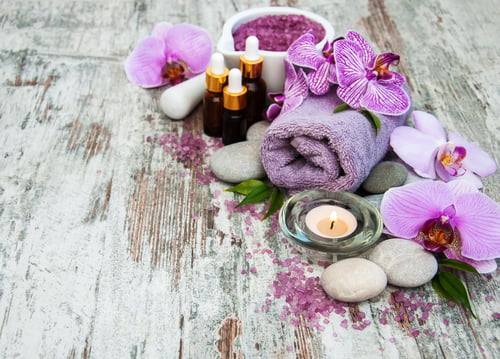 Preview: Spa and massage products with orchids