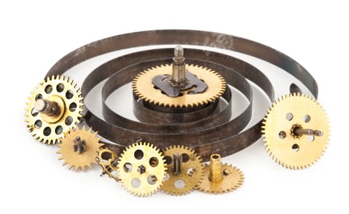 Preview: gears from old clock