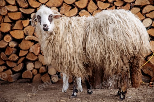 Preview: Ewe looking at the camera.