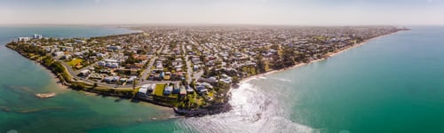 Preview: Aerial view of Woody Point and Margate on Redcliffe peninsula, B