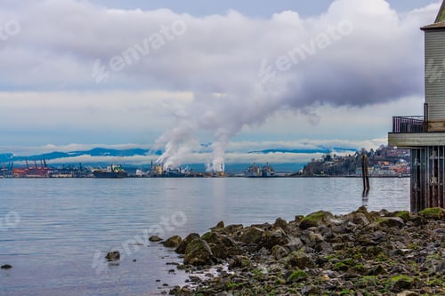 Preview: A View Of The Port Of Tacoma From Ruston, Washington.