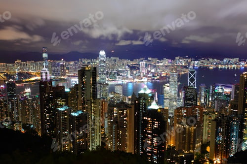 Preview: Hong Kong at night