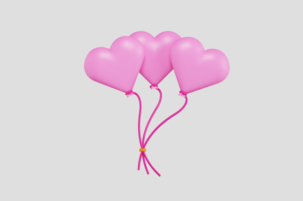 Preview: Heart Balloons Valentine